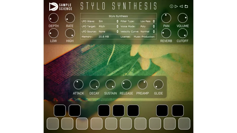 SampleScience Stylo Synthesis: Gratis Taschen-Orgel