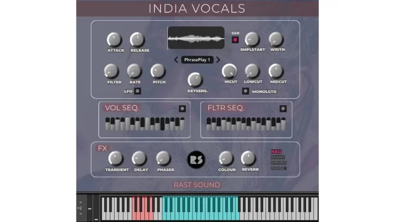 Rast Sound India Vocals 2: Südasiatische Gesänge
