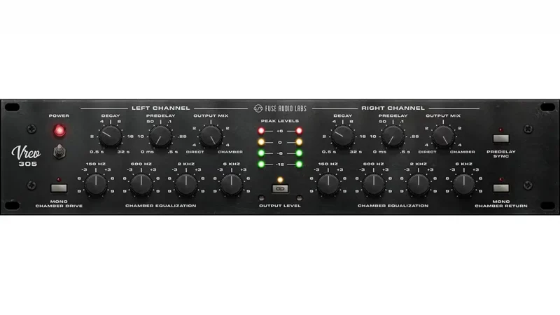 Fuse Audio Labs VREV-305: Spring-Reverb mit 12 Federn