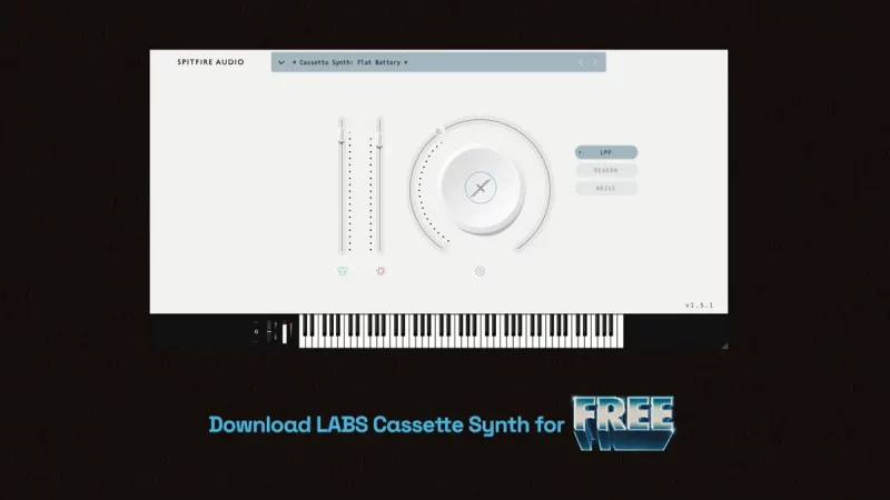Spitfire Audio Cassette Synth Free: Klang der 80er