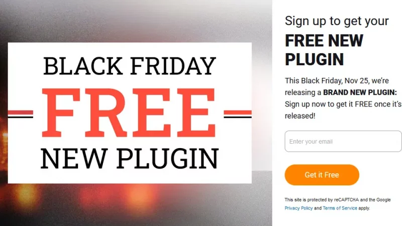 Waves: Gratis Plug-in am Black Friday