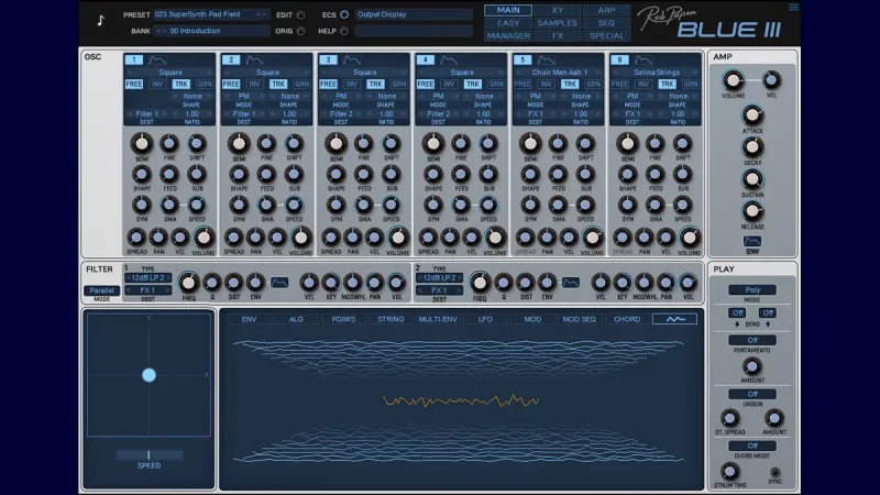 Rob Papen Blue-III: Lasst die Experimente beginnen