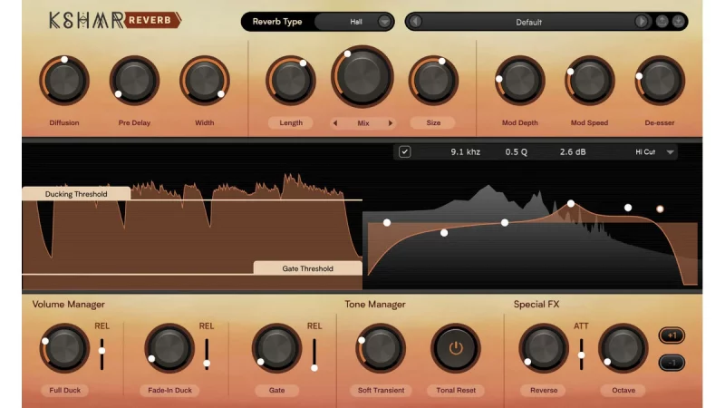 W.A. Production KSHMR Reverb: Hall mit Extras