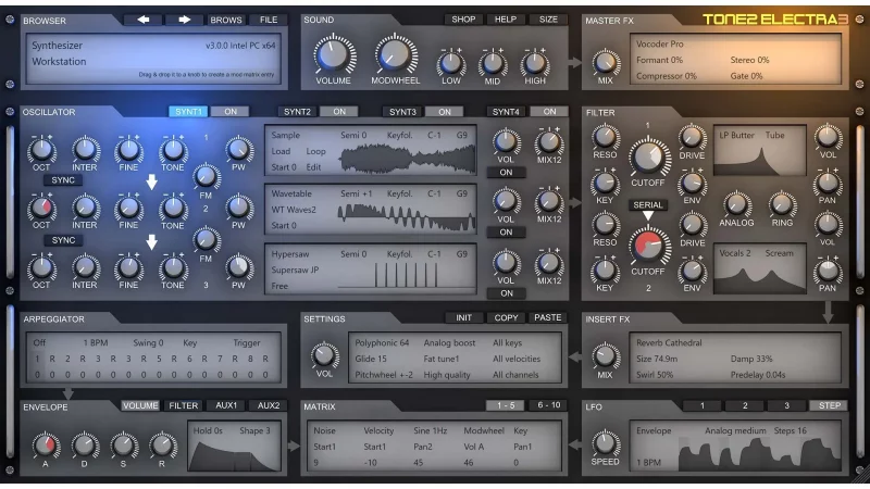 Tone2 Electra: Version 3 mit vielen Neuerungen