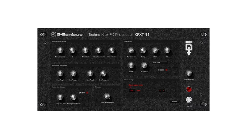G-Sonique KFXT-41: Fette Techno-Kicks