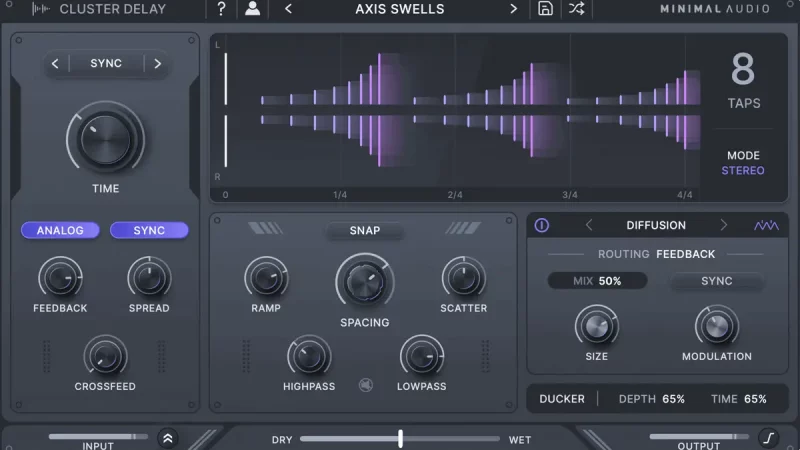 Minimal Audio Cluster Delay: Sehenswertes Echo