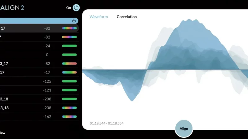 Sound Radix Auto Align 2: Besserer Workflow & neue Funktionen
