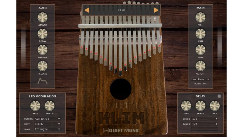 Quiet Music Klim: Kalimba gratis sichern