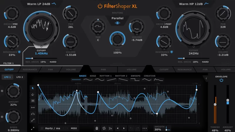 Cableguys FilterShaper XL: Kreative Klangformung