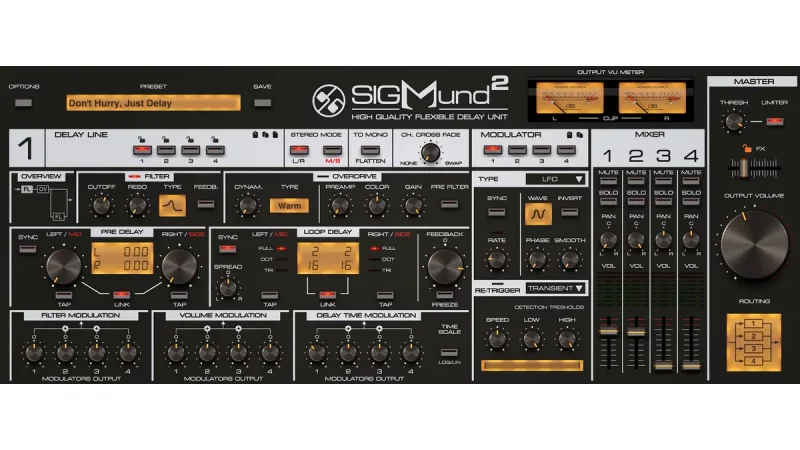 D16 Sigmund 2: Die Delay-Maschine meldet sich zurück