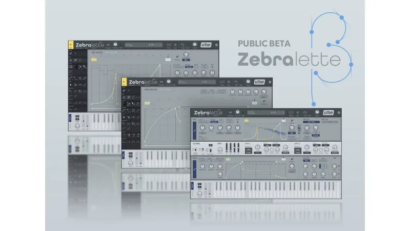 U-He Zebralette 3: Beta des Gratis-Synths jetzt testen