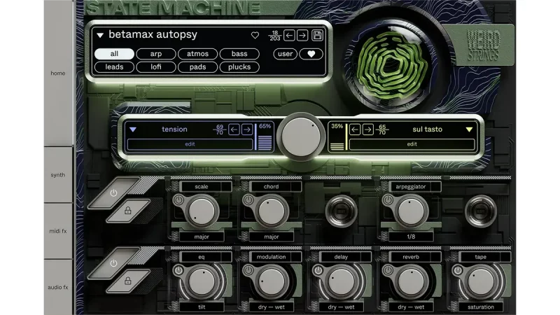 Cradle State Machine Weird Strings: Esoterisch, elektronisch, akustisch