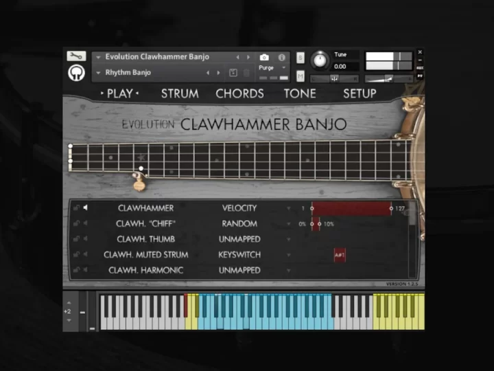 Orange Tree Samples Evolution Clawhammer Banjo