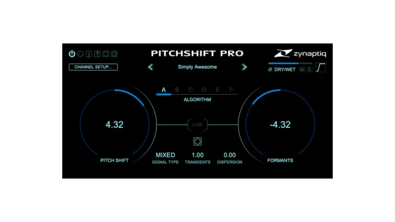 Zynaptiq PitchShift: Early-Access-Versionen veröffentlicht