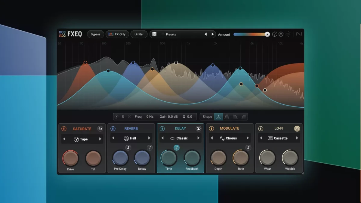 iZotope FXEQ: Multi-Effekt im EQ-Stil