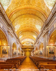 Iglesia de La Compania in Quito, Ecuador