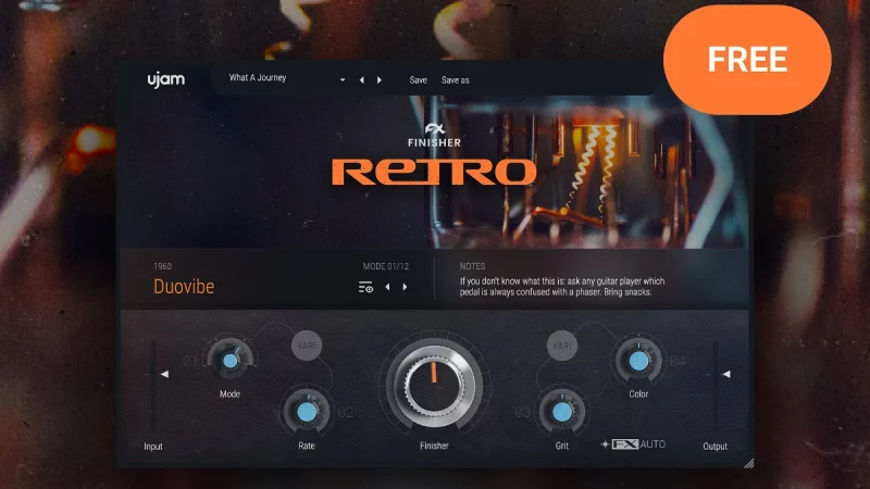 Ujam Finisher Retro bis Dezember gratis