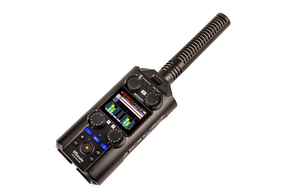 Zoom H5 Studio mit SSH-6e Richtrohrmikrofon