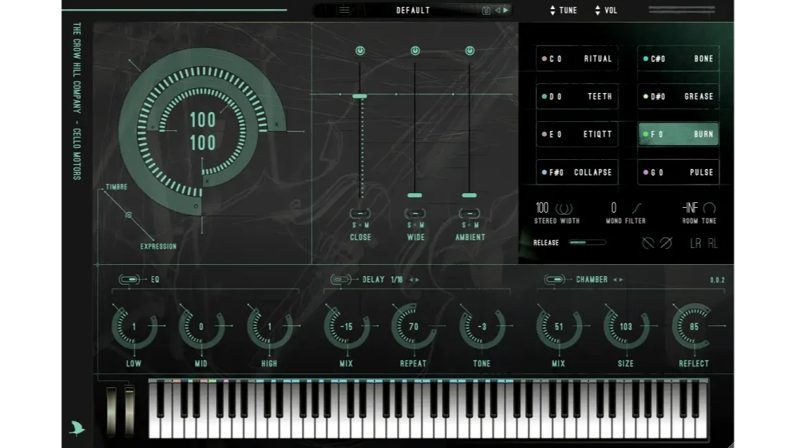 The Crow Hill Company Cello Motors: Komplexe Phrasen auf Knopfdruck