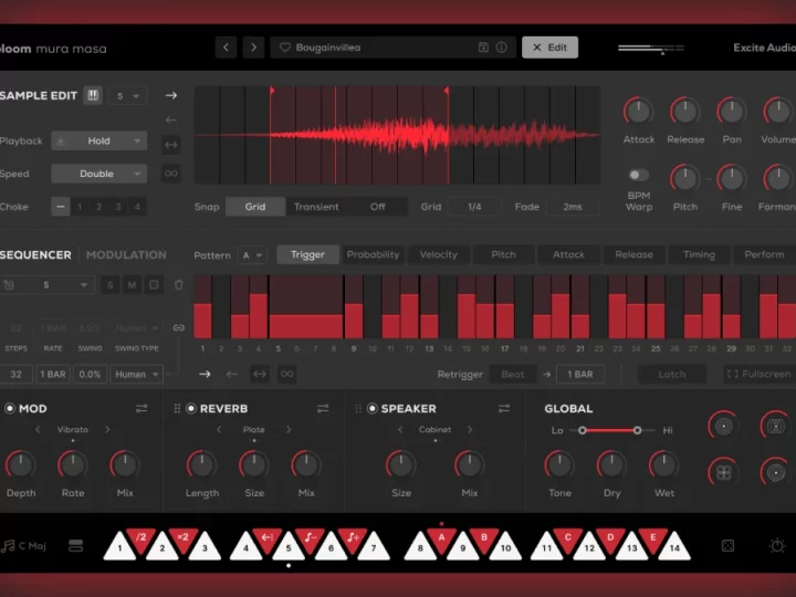 Excite Audio Bloom Mura Masa: Baukasten für Dance-Hits