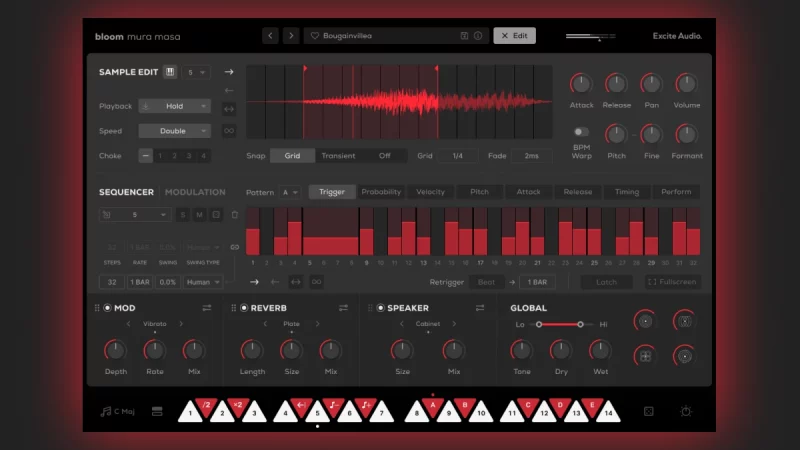 Excite Audio Bloom Mura Masa: Baukasten für Dance-Hits