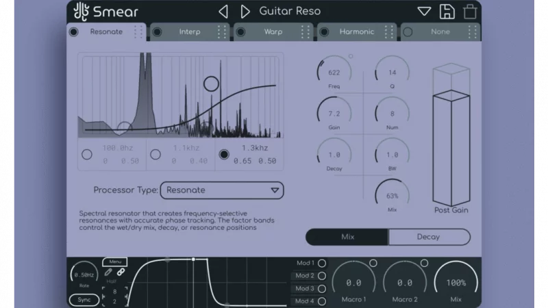 Lese Smear: Spektralbearbeitung mit zwölf Prozessoren