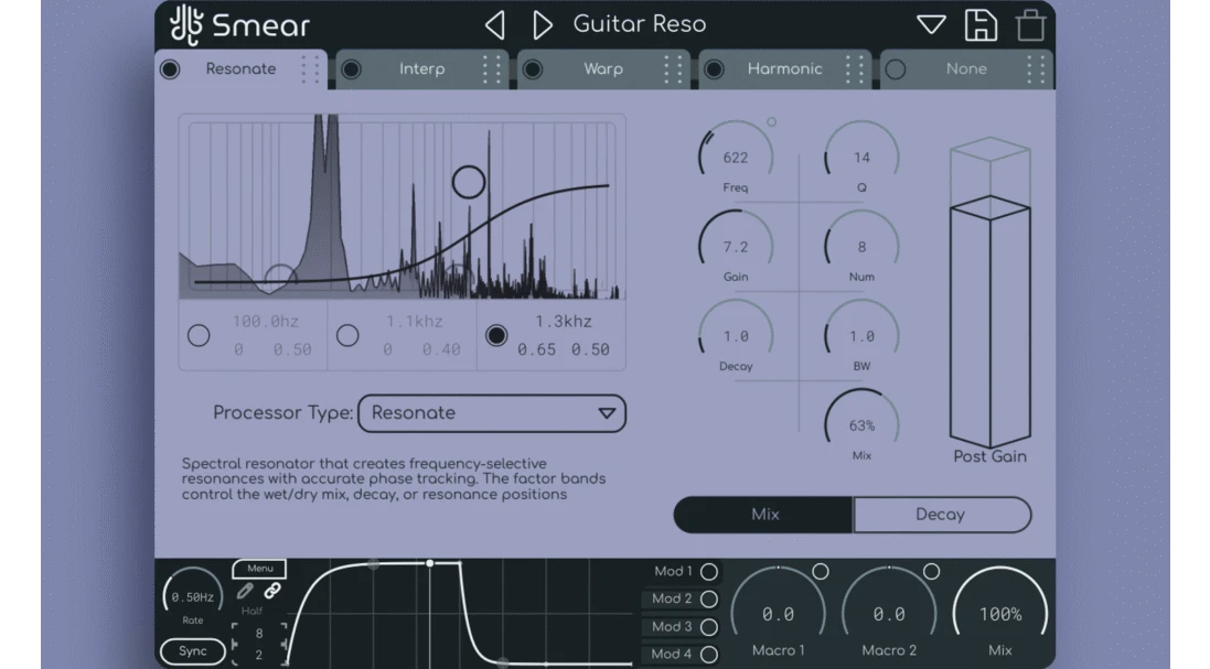 Lese Smear: Spektralbearbeitung mit zwölf Prozessoren