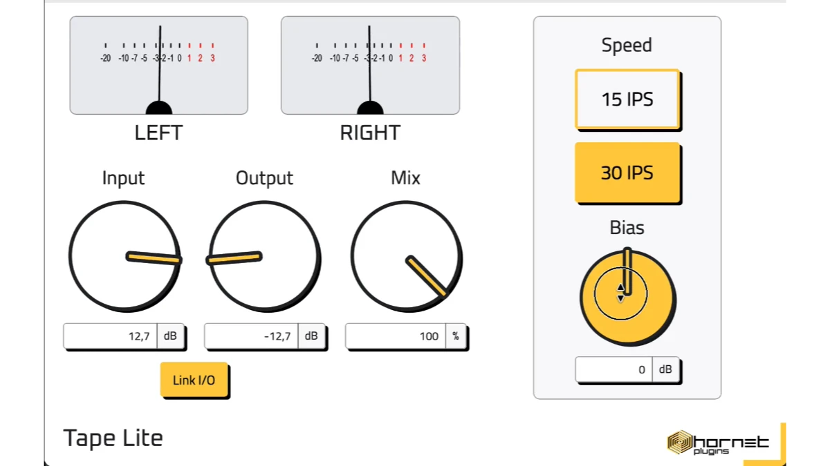 Hornet Plugins Tape Lite: Kostenlose Bandmaschine