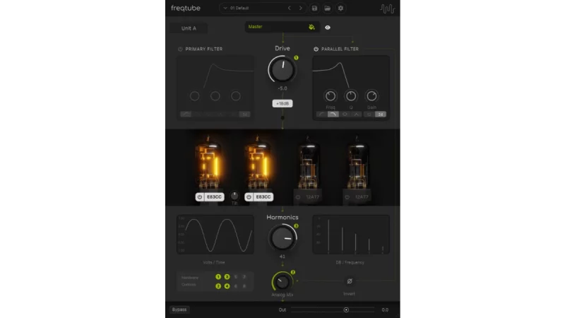 FreqPort FreqTube FT1-EMU: Quad-Röhren für die DAW