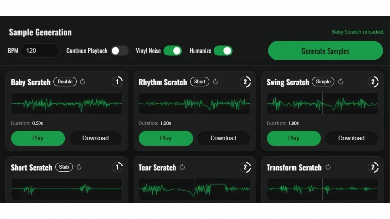 Carp Audio Sample Scratcher: Gratis Auto-Scratching im Browser