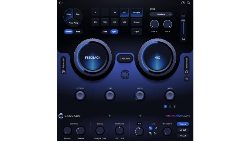 Mixing Night Audio Cascade: Delay mit einzigartigen Features