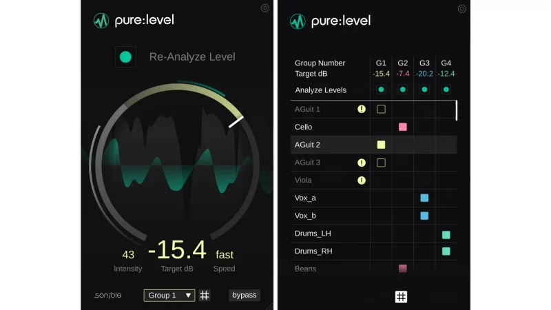Sonible pure:level: KI-gestützter Balancer
