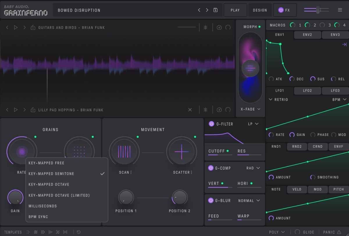 Baby Audio Grainferno Rate-Modi