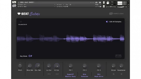 Sample Logic Heartbeat Guitars