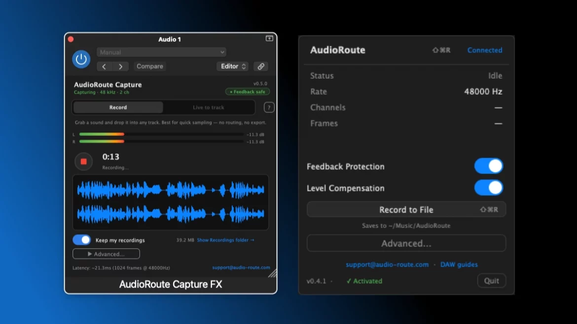 Arvital Audio Audioroute