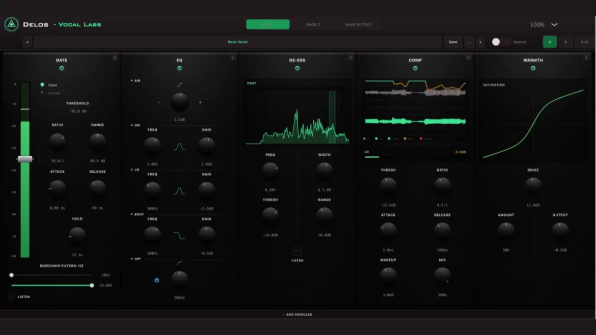 Delos DSP Vocal Labs